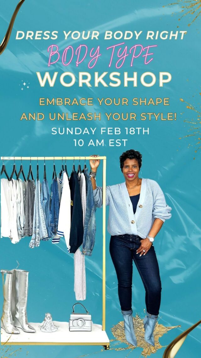You guys had a few questions about the workshop so here are the answers!

Grab your ticket and secure your spot at the Dress Your Body Right workshop happening this Sunday.

Type “Dress Right” in the comments and I’ll send the link directly to your inbox! 

Then all you have to remember to do is show up! 👍🏾

❌❤️❌❤️ Your Style Coach, Kim
.
.
.
#bodypositivity #loveyourcurves #loveyourbody #confidencecoach #stylecoach #wardrobeconsultant #imageconsultant #adviceforwomen #styletipsforwomen
